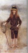 Pierre Renoir The Little Fisher Girl(Marthe Berard) oil on canvas